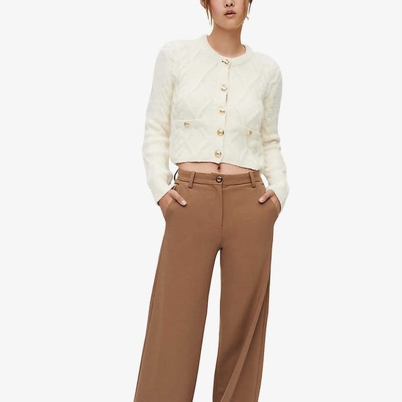 🆕 Maje Moxy Cable-Knit Button Down Cardigan - Picture 2 of 5